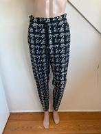 Studio Anneloes travelstof broek maat M zwart wit print, Maat 38/40 (M), Studio Anneloes, Zwart, Ophalen of Verzenden