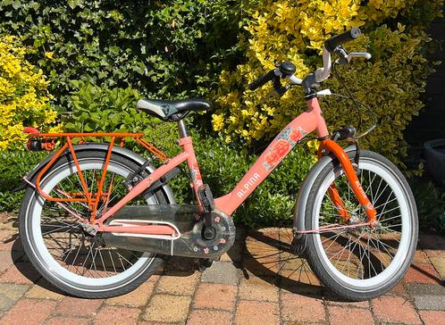 Alpina fiets meisje 20 inch oranje zalm roze, Fietsen en Brommers, Fietsen | Meisjes, Gebruikt, 20 inch, Ophalen