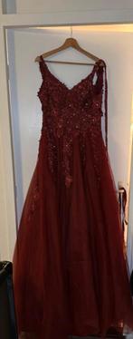 Bordeaux galajurk maat M, Kleding | Dames, Gelegenheidskleding, Maat 38/40 (M), Galajurk, Ophalen of Verzenden, Rood