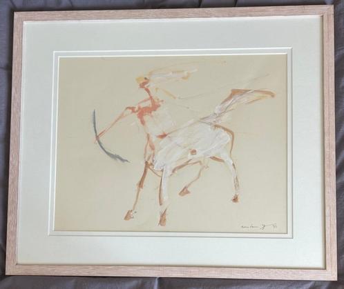 Centaur  ---  Gouache, Antiek en Kunst, Kunst | Schilderijen | Klassiek, Ophalen of Verzenden