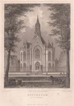 Rotterdam De Zuiderkerk 1858 Staalgravure Terwen, Antiek en Kunst, Kunst | Etsen en Gravures, Ophalen of Verzenden