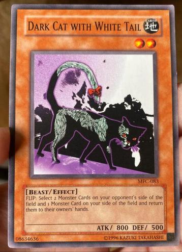 Yu-Gi-Oh! Dark Cat of White Tail MFC US Print ! beschikbaar voor biedingen