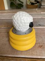 Moderne gele kookwekker. Limestone. Schaapje., Ophalen, Zo goed als nieuw