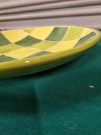 fruitschaal geel groen aardewerk, groot, Ophalen of Verzenden, 'T Olde Gre-j, Info@toldegrej.nl, Endepoelstraat 20f Didam