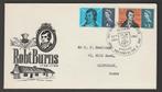 GB - FDC Michelnr 408-409 - Robert Burns, Schotse dichter, Postzegels en Munten, Verzenden, Gestempeld