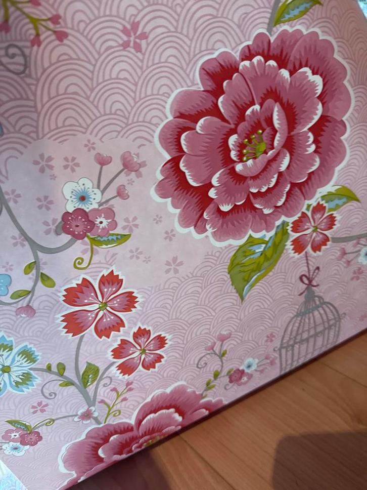 Eijffinger Pip Studio Behang Birds in Paradise Roze, Huis en Inrichting, Stoffering | Behang, Rood, Roze, 10 tot 25 m², Ophalen