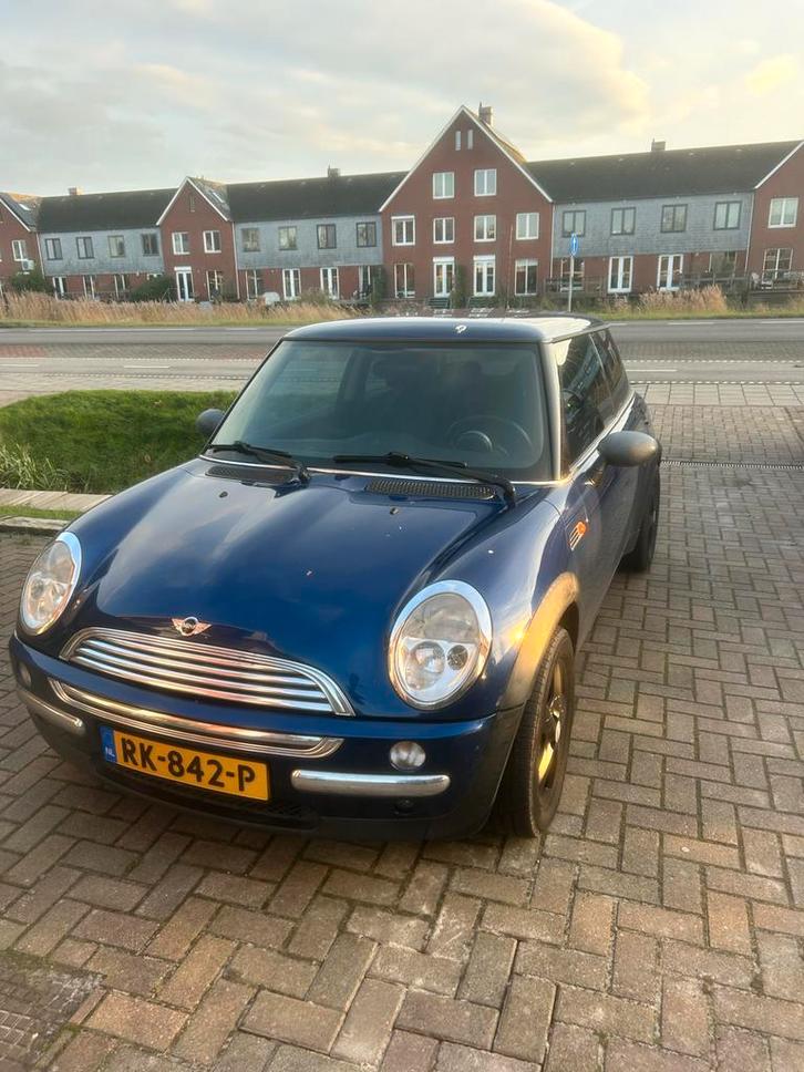 Mini 1.6 16V ONE 2003 Blauw, Auto's, Mini, Bedrijf, One, Airbags, Airconditioning, Alarm, Benzine, C, Hatchback, Handgeschakeld