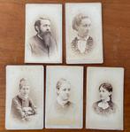 Antieke foto's, 1879, 5 stuks, Gebruikt, Verzenden, Foto, Voor 1940