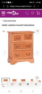 Houten ladenkastje vida xl, Huis en Inrichting, Kasten | Ladekasten, Zo goed als nieuw, Minder dan 100 cm, 25 tot 50 cm, 50 tot 100 cm