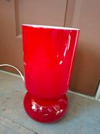 Vintage rode Ikea Lykta lamp, Gebruikt, Ophalen of Verzenden, Glas, Nvt