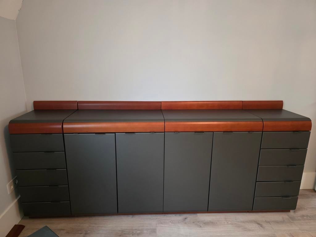 Auping Dressoir - Vier Delen, Huis en Inrichting, Kasten | Dressoirs, Gebruikt, 200 cm of meer, 25 tot 50 cm, Ophalen