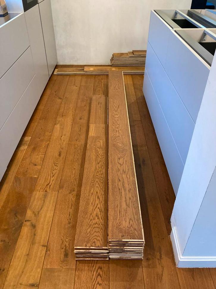 Lamelparket Vloerdelen - Hout, Doe-het-zelf en Verbouw, Vloerdelen en Plavuizen, Nieuw, Vloerdelen of -planken, Hout, 150 cm of meer