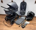 Joolz Geo3 Stone Grey 3in1 Complete Kinderwagen +Accessoires, Joolz, Zo goed als nieuw, Eikenlaan 76 Spijkenisse, Info@dekoningkinderwagens.nl