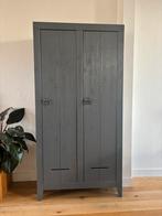 Grijze Kluiskast / Kledingkast WOOOD, Ophalen, Gebruikt
