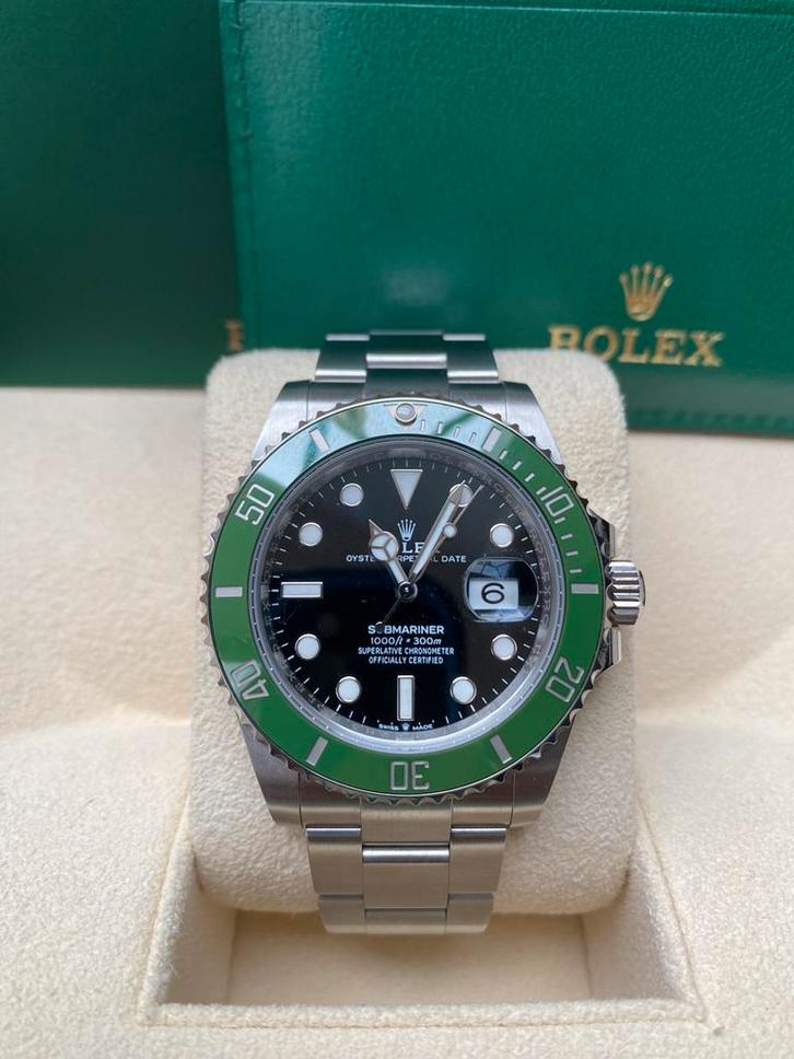 Rolex submariner starbucks 126610LV, Sieraden, Tassen en Uiterlijk, Horloges | Heren, Zo goed als nieuw, Rolex, Staal, Ophalen of Verzenden