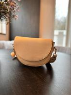 Croco Halfmoon tas beige nieuw crossbody of schoudertas, Ophalen of Verzenden, Nieuw, Beige, Schoudertasje