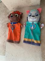 Paw Patrol Handpoppen Zuma & Everest, Ophalen, Zo goed als nieuw, Hond