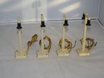 6x Marklin 800 antieke lampen 448/1-448/2-448/4-7047 (#480), Hobby en Vrije tijd, Modeltreinen | H0, Wisselstroom, Gebruikt, Overige typen