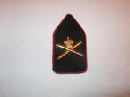 Kraagspiegel Veldartillerie, enkel exemplaar, Ophalen of Verzenden, Landmacht, Nederland, Embleem of Badge