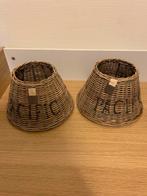 riviera maison lampenkapjes, Huis en Inrichting, Lampen | Lampenkappen, Beige, Rond, Ophalen of Verzenden, Zo goed als nieuw