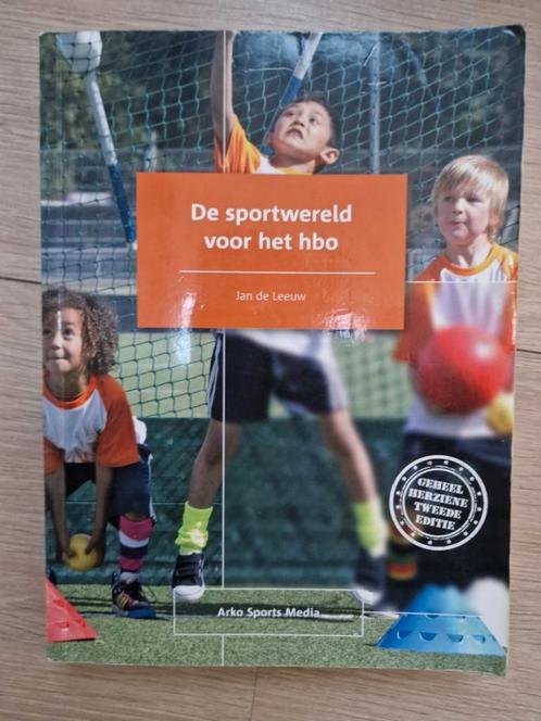 Jan de Leeuw - De sportwereld voor het hbo, Boeken, Sportboeken, Zo goed als nieuw, Balsport, Ophalen of Verzenden