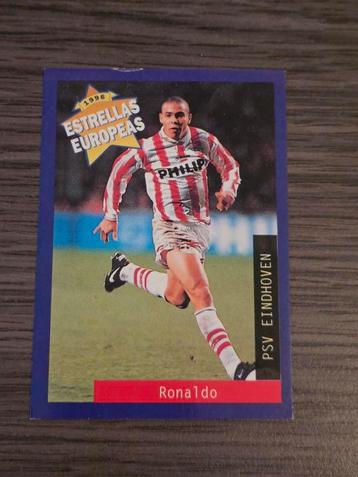 Ronaldo 1995 rookie kaart Panini Estrellas Europeas PSV beschikbaar voor biedingen