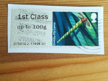 Engeland post & Go 1st up to 100 Caddis Fly larva beschikbaar voor biedingen