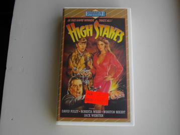 High Stakes (1986, David Foley, Roberta Weiss) VHS beschikbaar voor biedingen