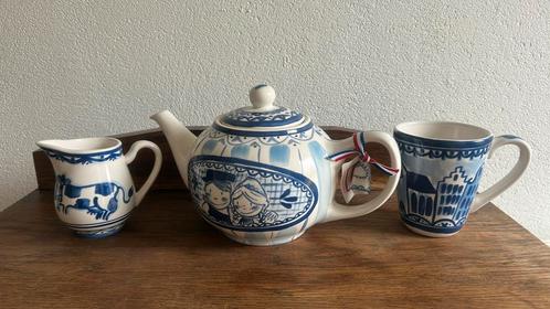 Blond Amsterdam Delfts Blauw servies delen oa theepot set:, Verzamelen, Porselein, Kristal en Bestek, Nieuw, Overige typen, Overige materialen