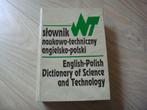 Slownik naukowo-techniczny angielsko - polski (Pools woorden, Boeken, Woordenboeken, Ophalen of Verzenden, Overige uitgevers, Engels
