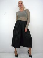 *Abfab Vintage Zwarte Broekrok met Plooien 38*, Maat 38/40 (M), Honey, Zwart, Ophalen of Verzenden