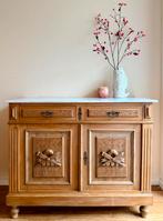 Antieke commode / dressoir marmer blad, Huis en Inrichting, Kasten | Dressoirs, Ophalen, 25 tot 50 cm