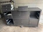 IKEA Kallax kast 8 vakken vijf deurtjes en 6 lades, Ophalen, Gebruikt, Met deur(en), Minder dan 150 cm
