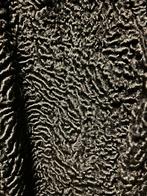 Vintage Bontjas van Perzisch Lam karakoel astrakal, Ophalen of Verzenden, Zwart