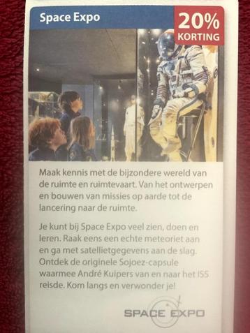 Space Expo Museum Noordwijk Voordeelbon beschikbaar voor biedingen
