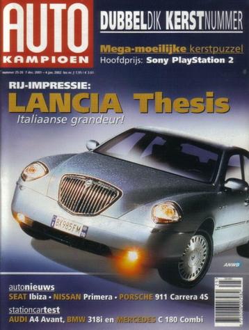 Autokampioen 25/26 2001: Mercedes Benz - Audi A4 Avant - BMW beschikbaar voor biedingen