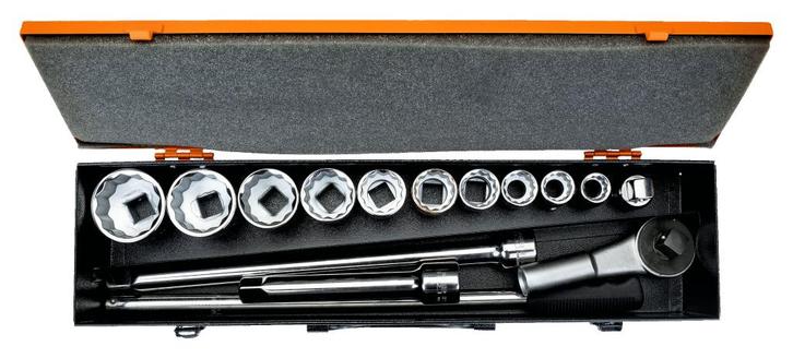 Bahco dopsleutelset 8845DM 19-50mm 12-kant doppen 3/4" NIEUW, Doe-het-zelf en Verbouw, Gereedschap | Handgereedschap, Nieuw, Verzenden