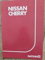 Nissan cherry brochure 1982, Boeken, Auto's | Folders en Tijdschriften, Nissan, Ophalen of Verzenden, Zo goed als nieuw, Nissan