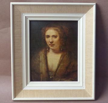 Hendrickje Stoffels print in lijst Rembrandt van Rijn beschikbaar voor biedingen