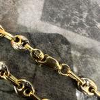 14k gouden ketting koffieboon schakel prachtig model, Sieraden, Tassen en Uiterlijk, Kettingen, Ophalen of Verzenden, Nieuw, Goud