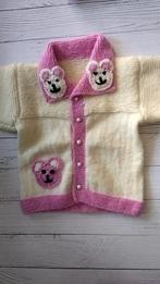 Handgemaakte gebreide babyset, Kinderen en Baby's, Babykleding | Maat 50, Ophalen of Verzenden, Nieuw, Jongetje of Meisje, Truitje of Vestje