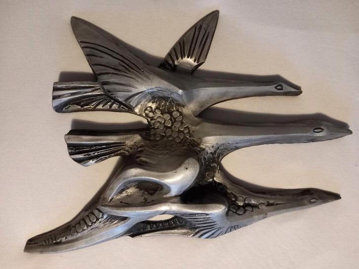 Fraai brutalistisch muurornament Ars Munda vogels in vlucht, Huis en Inrichting, Woonaccessoires | Wanddecoraties, Gebruikt, Ophalen of Verzenden