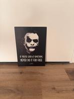 Metalen poster the Joker, Ophalen, Rechthoekig Staand, Zo goed als nieuw, A1 t/m A3