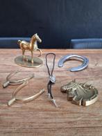 lot messing paard sporen western cowboylaarzen bolo stropdas, Dieren en Toebehoren, Ophalen of Verzenden, Gebruikt, Western