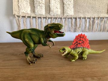 Dino Schleich Tyrannosaurus Rex en Jurassic World Dimetrodon beschikbaar voor biedingen