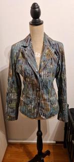Grijze gemêleerde blazer - Maat 42, Maat 42/44 (L), Ophalen of Verzenden, Zo goed als nieuw, Jasje