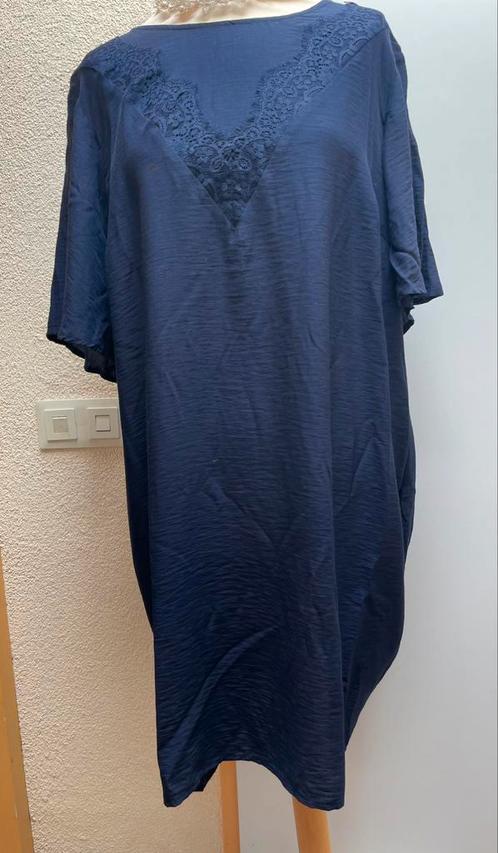 ZAY by ZIZZI jurkje marine blauw met kanten details S 44-46, Kleding | Dames, Jurken, Zo goed als nieuw, Maat 46/48 (XL) of groter