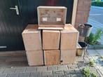 7 houten broedkooien, Dieren en Toebehoren, Vogels | Hokken en Kooien, Ophalen, Gebruikt, Hout, Broedkooi of Kweekkooi