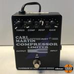 Carl Martin Compressor Limiter effectenpedaal | Nette staat, Muziek en Instrumenten, Effecten, Zo goed als nieuw