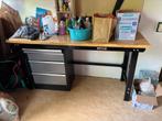 Werkbank en ladekast, Doe-het-zelf en Verbouw, Werkbanken, Ophalen, Gebruikt, 170 cm of meer